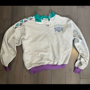 Vintage Collared Sweatshirt